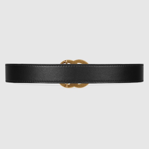Ceinture enfant Double G en cuir