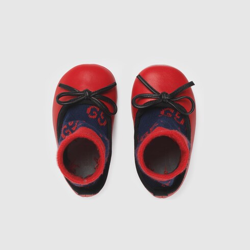 gucci baby ballet flats