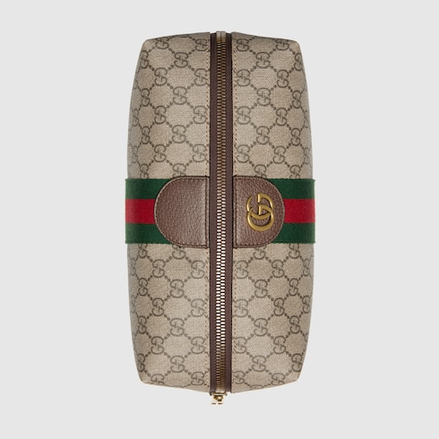 Soft GG Supreme Ophidia Toiletry Case | GUCCI® US