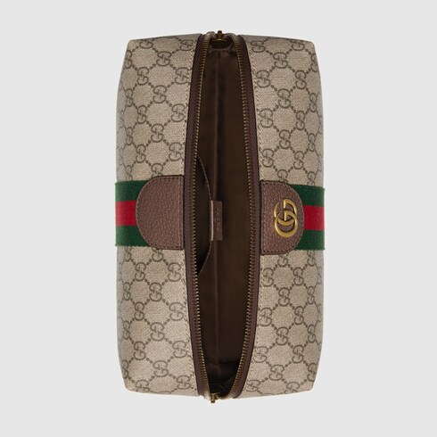 Soft GG Supreme Ophidia Toiletry Case | GUCCI® US