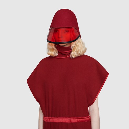 gucci hat transparent