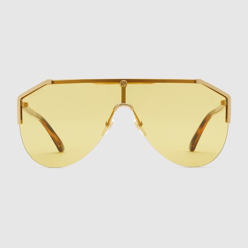 gucci yellow sunglasses