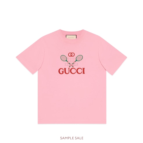 pink gucci shirt