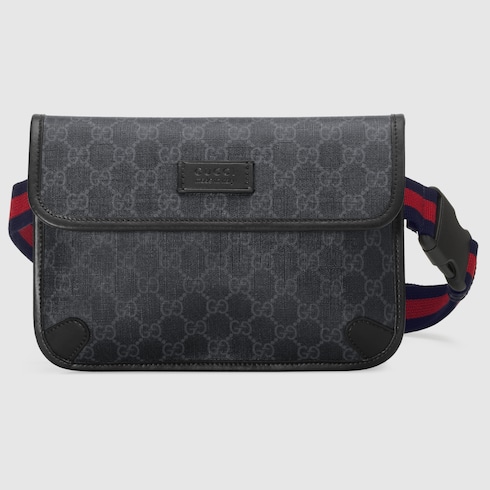 GG Black small belt bag