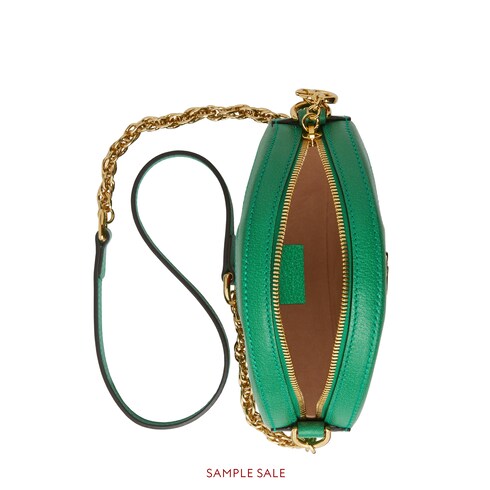 Green / GG Supreme Flora Online Exclusive Ophidia Mini Round Shoulder ...