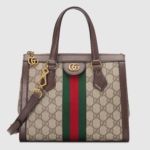 Ophidia small tote bag in Beige GG Canvas GUCCI SI