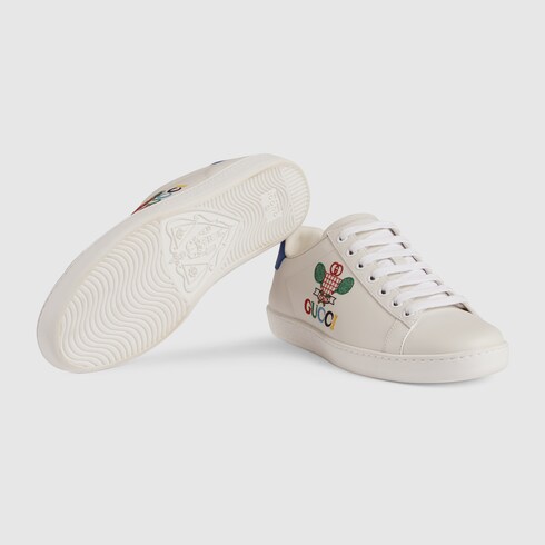 gucci sneakers with tennis rackets