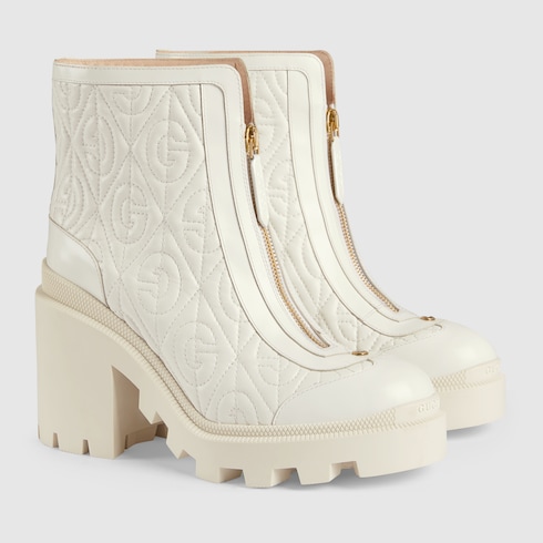 white gucci boots for women