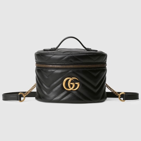 black mini gg marmont 2.0 backpack