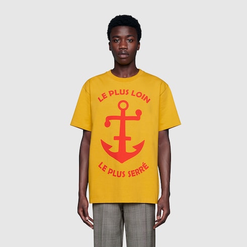 yellow gucci shirt