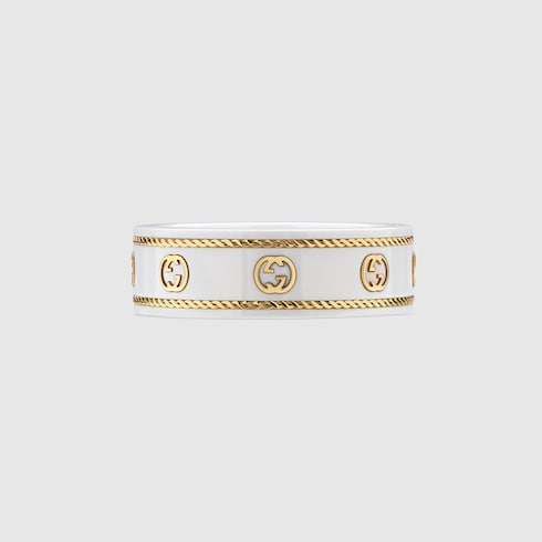 Icon 18k ring with Interlocking G