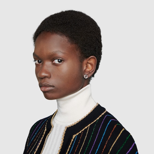 Gucci Interlocking系列耳钉