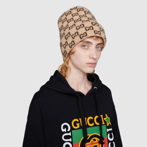GG wool hat in Beige Undefined | GUCCI® SI GG wool hat in Beige Undefined | GUCCI® SI