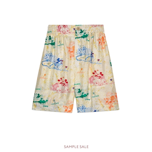 gucci silk shorts