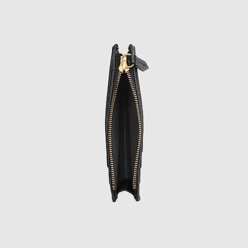 Gucci ブラック レザー ケース ダブルG カードケース ・ブラック レザー | GUCCI公式