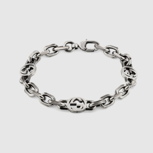 Bracciale a catena Gucci Interlocking

