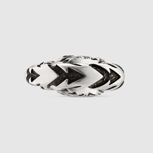 Anillo Gucci Garden de plata