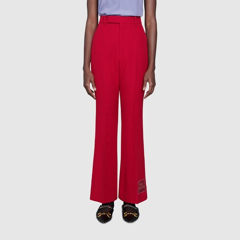 gucci flared trousers