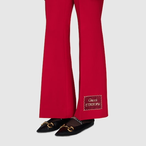 gucci flared trousers