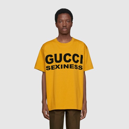 yellow gucci t shirt
