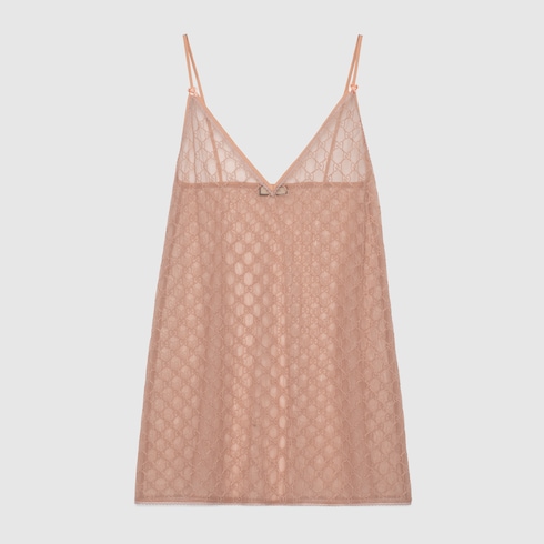 GG tulle lingerie dress