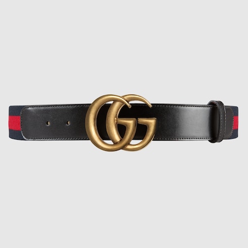 gucci web belt