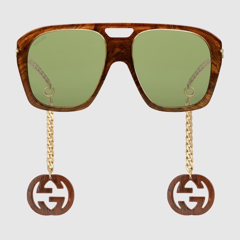 gucci charm sunglasses