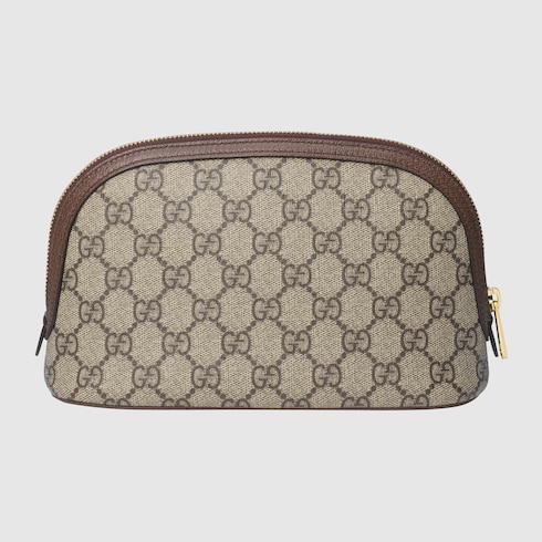 Gucci Cosmetic Bag Makeup Case Pouch Travel Toiletry Bag Zippered NEW