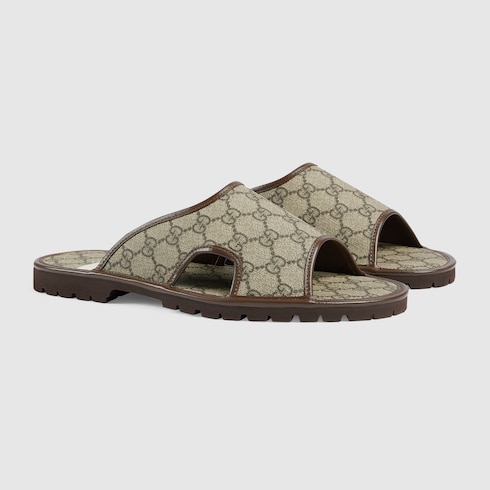gucci gg supreme slides