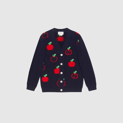 gucci apple cardigan