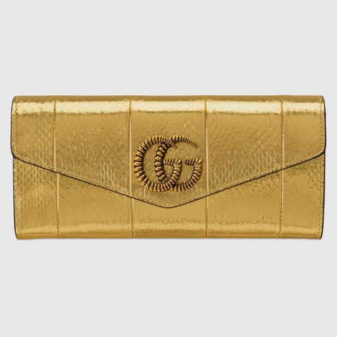 gucci gold clutch