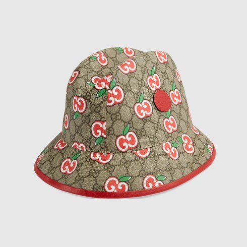 gucci canvas fedora