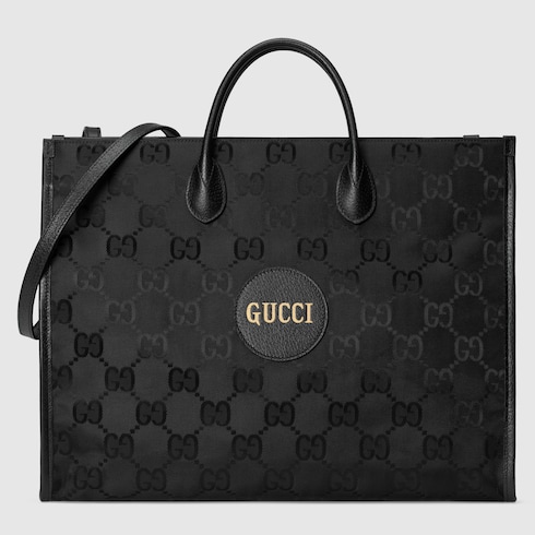 gucci black shopper bag