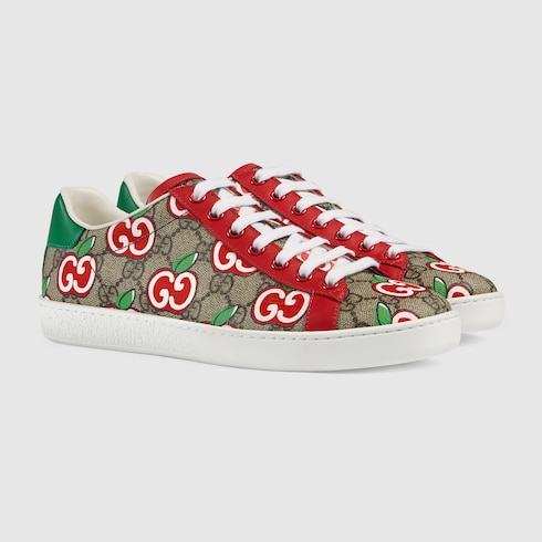 gucci ace print sneakers