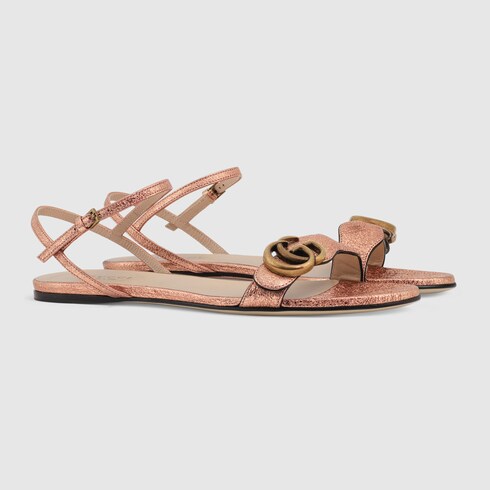 salmon pink sandals