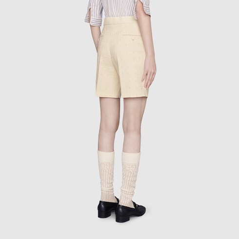 gucci tweed shorts