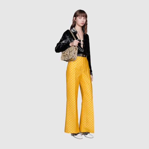 gucci yellow pants