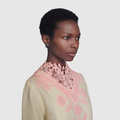 Серьги с эмблемой Double G