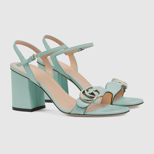 gucci green heels
