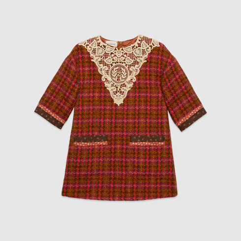 gucci macrame dress
