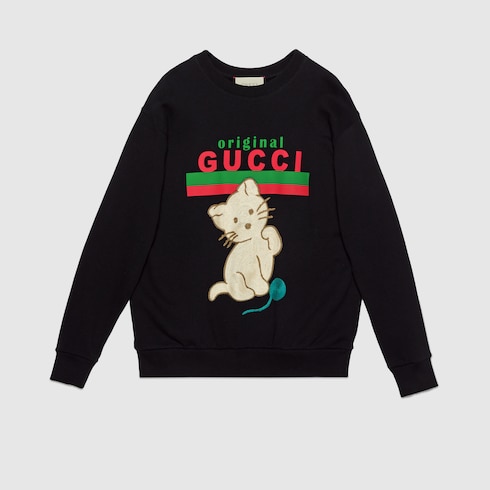 Gucci "Original Gucci" sweatshirt with kitten. 7