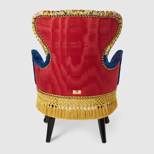 Gucci Velvet floral jacquard armchair. 6 Gucci Velvet floral jacquard armchair. 6