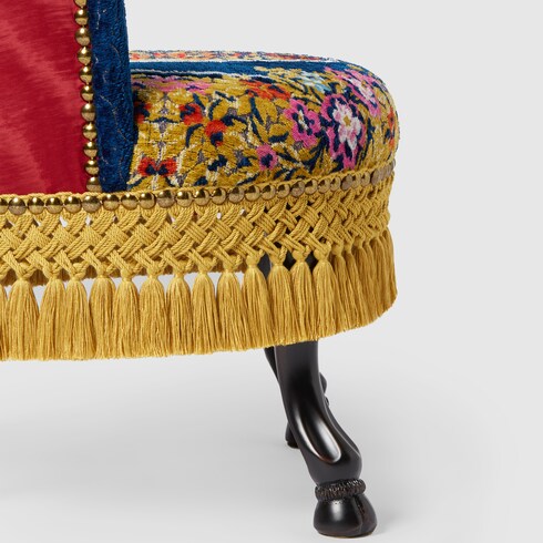Gucci Velvet floral jacquard armchair. 7 Gucci Velvet floral jacquard armchair. 7