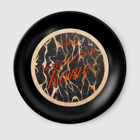 Gucci Marble print medium round tray. 2 Gucci Marble print medium round tray. 2