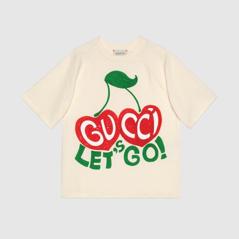 cherry gucci shirt