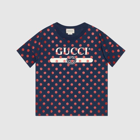 Gucci Children's Gucci logo print T-shirt. 4