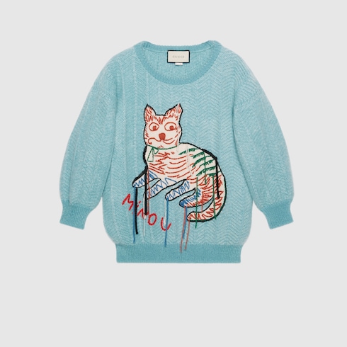 gucci hoodie with cat