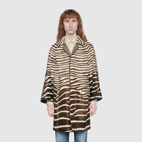 Gucci Zebra print calf hair coat. 4 Gucci Zebra print calf hair coat. 4