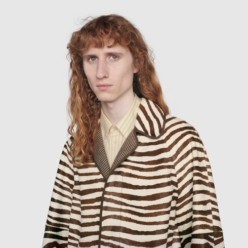 Gucci Zebra print calf hair coat. 6 Gucci Zebra print calf hair coat. 6