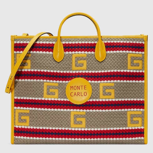 gucci stripe tote